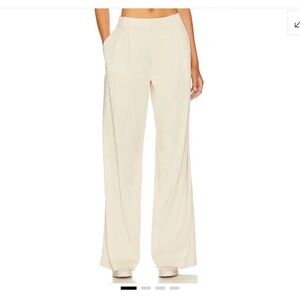 LPA Franca Low Rise Relaxed Trouser in Ivory